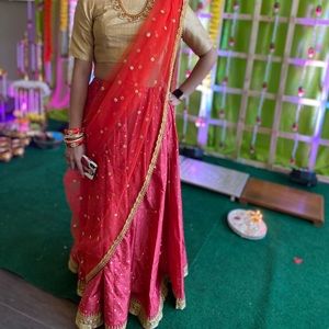 Indian golden blouse